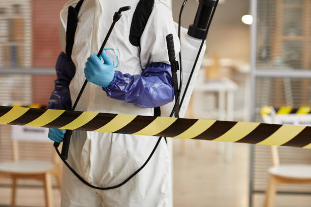 Professional Biohazard Cleanup technician working in Kennard, IN